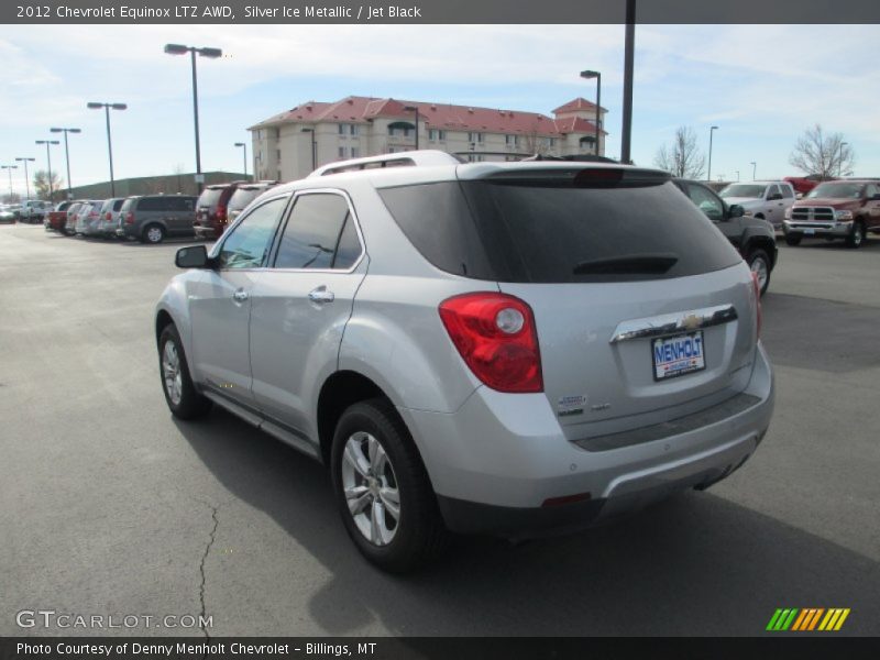 Silver Ice Metallic / Jet Black 2012 Chevrolet Equinox LTZ AWD