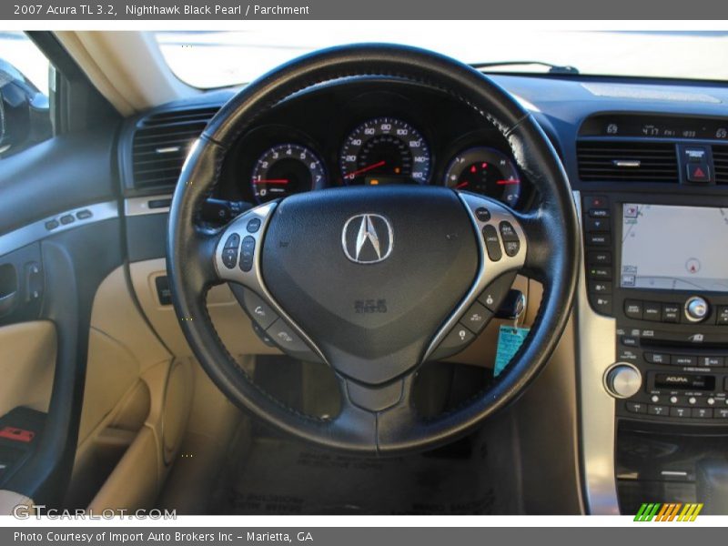 Nighthawk Black Pearl / Parchment 2007 Acura TL 3.2