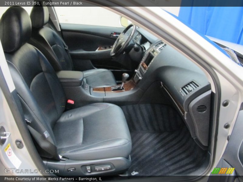 Tungsten Pearl / Black 2011 Lexus ES 350