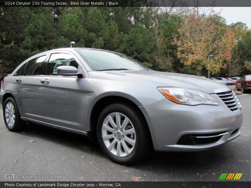 Billet Silver Metallic / Black 2014 Chrysler 200 Touring Sedan