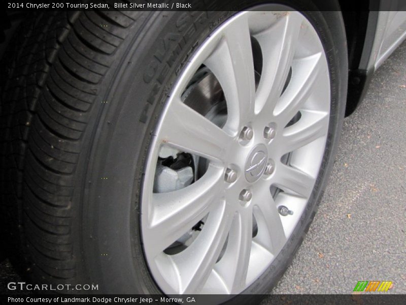 Billet Silver Metallic / Black 2014 Chrysler 200 Touring Sedan
