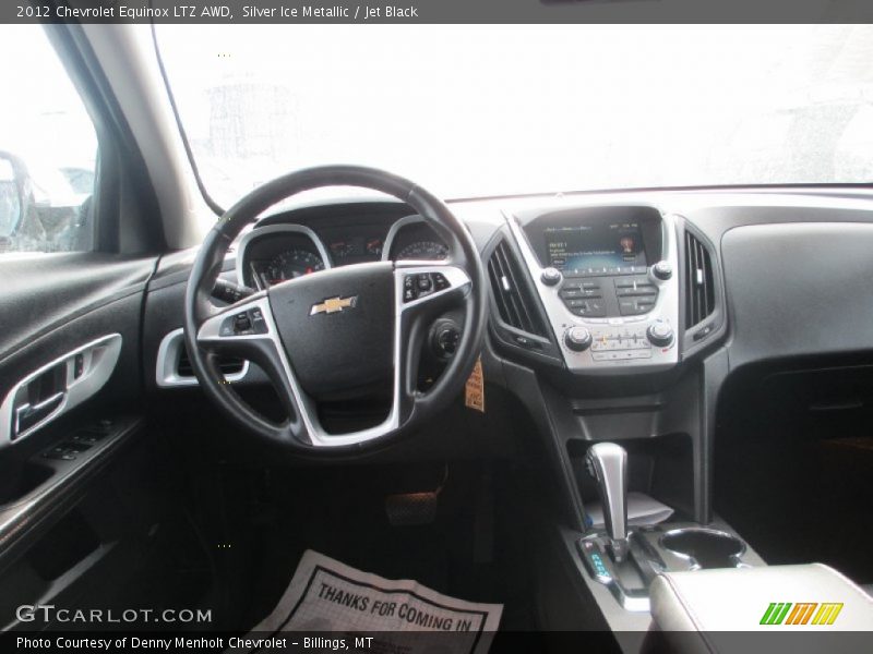 Silver Ice Metallic / Jet Black 2012 Chevrolet Equinox LTZ AWD