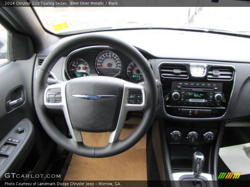 Billet Silver Metallic / Black 2014 Chrysler 200 Touring Sedan