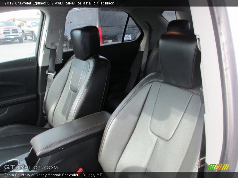 Silver Ice Metallic / Jet Black 2012 Chevrolet Equinox LTZ AWD