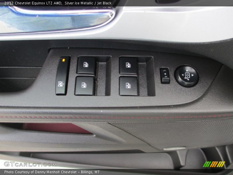 Silver Ice Metallic / Jet Black 2012 Chevrolet Equinox LTZ AWD