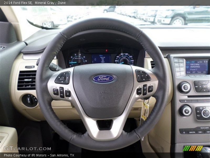 Mineral Gray / Dune 2014 Ford Flex SE