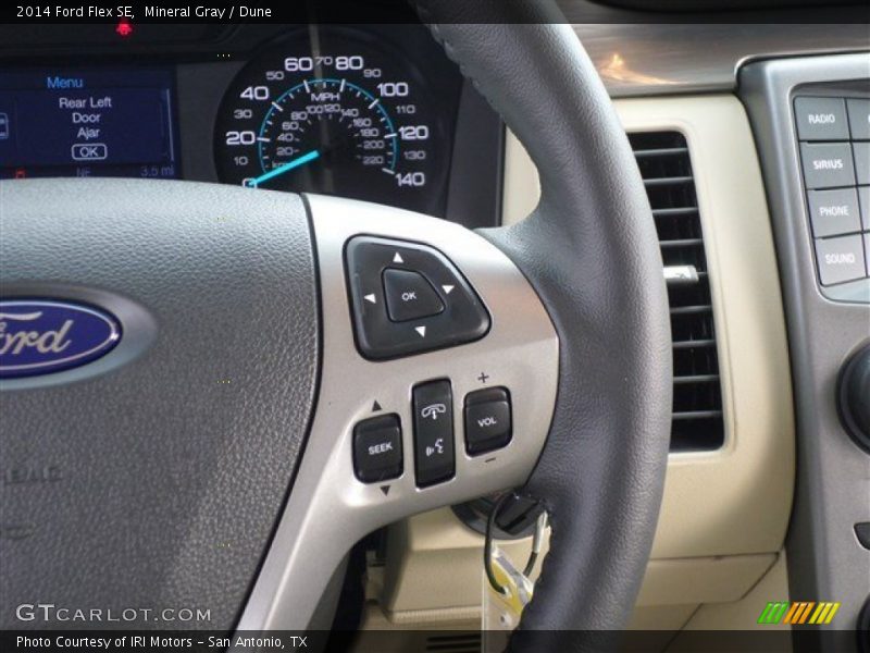 Mineral Gray / Dune 2014 Ford Flex SE