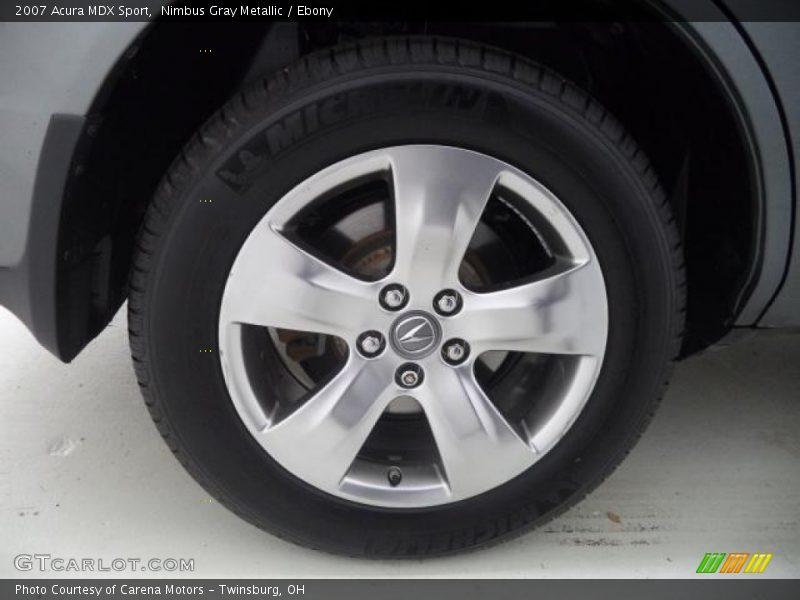 Nimbus Gray Metallic / Ebony 2007 Acura MDX Sport