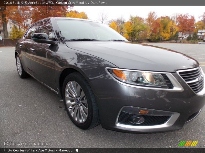 Carbon Grey Metallic / Dark Pewter 2010 Saab 9-5 Aero Sedan XWD