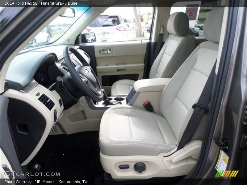 Mineral Gray / Dune 2014 Ford Flex SE