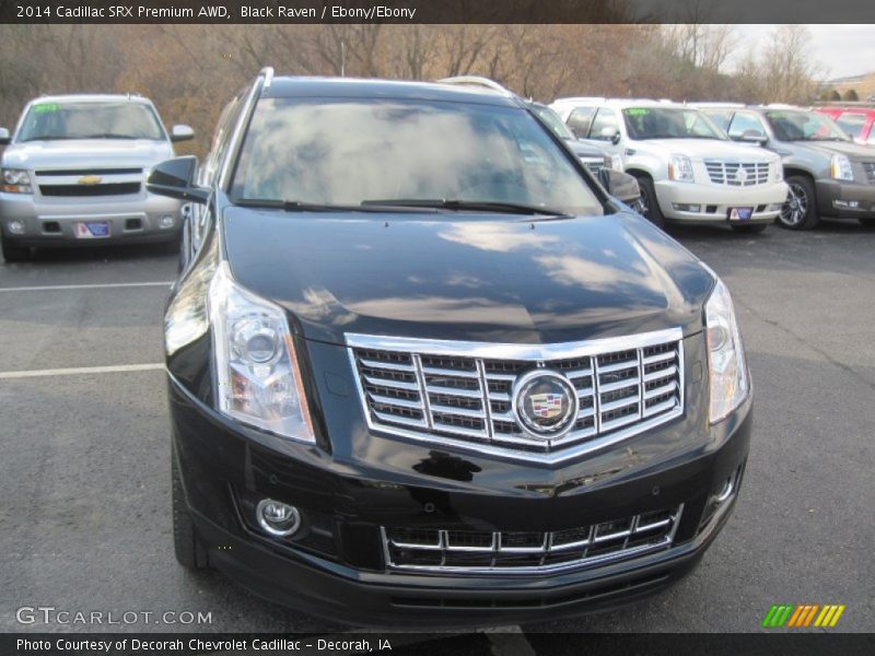 Black Raven / Ebony/Ebony 2014 Cadillac SRX Premium AWD