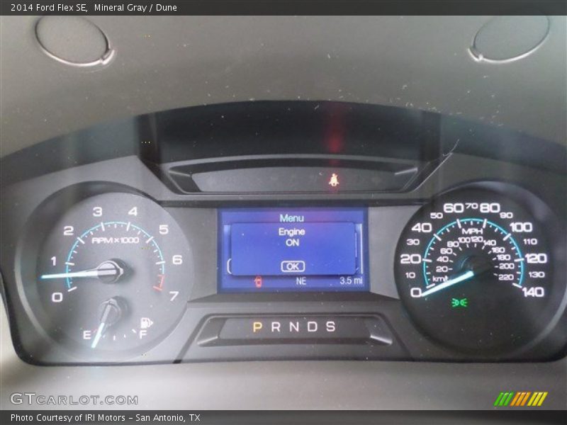 Mineral Gray / Dune 2014 Ford Flex SE