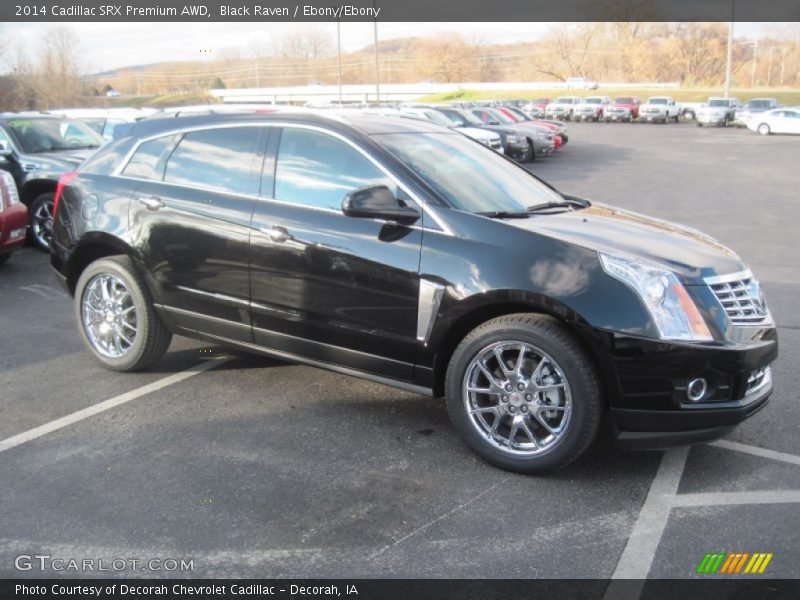 Black Raven / Ebony/Ebony 2014 Cadillac SRX Premium AWD
