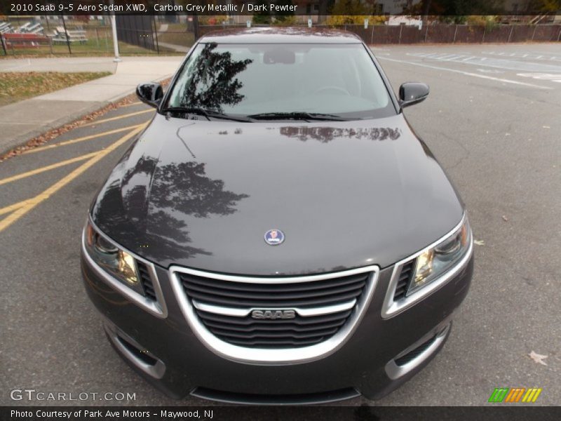 Carbon Grey Metallic / Dark Pewter 2010 Saab 9-5 Aero Sedan XWD