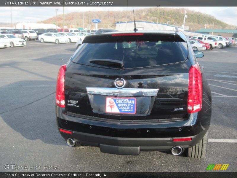 Black Raven / Ebony/Ebony 2014 Cadillac SRX Premium AWD