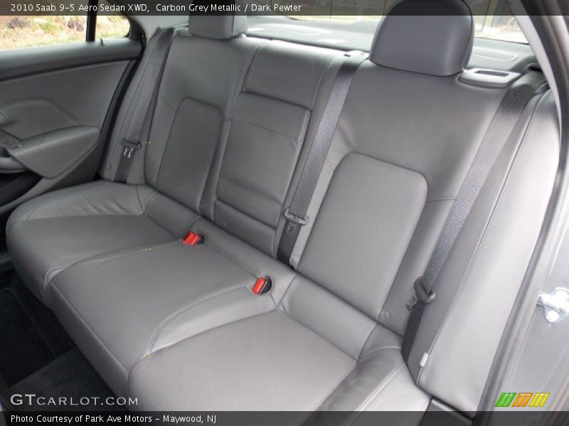 Rear Seat of 2010 9-5 Aero Sedan XWD