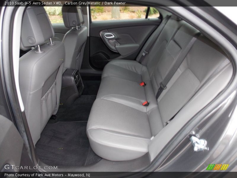 Rear Seat of 2010 9-5 Aero Sedan XWD