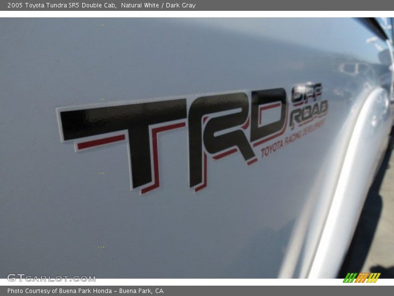 Natural White / Dark Gray 2005 Toyota Tundra SR5 Double Cab