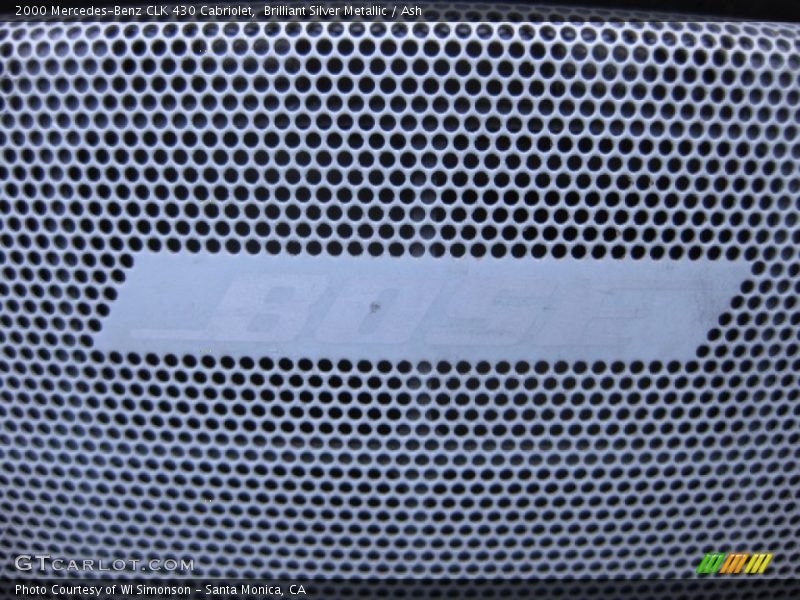 Brilliant Silver Metallic / Ash 2000 Mercedes-Benz CLK 430 Cabriolet