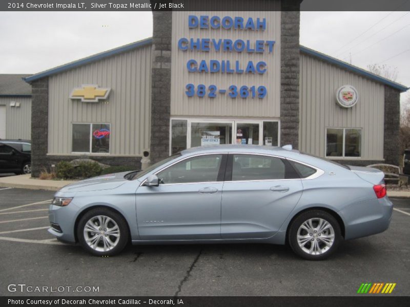 Silver Topaz Metallic / Jet Black 2014 Chevrolet Impala LT