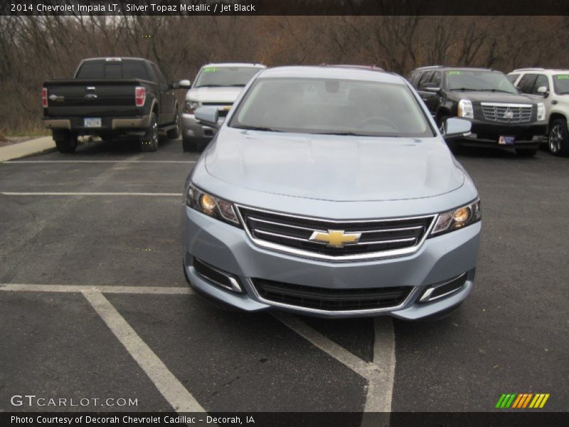 Silver Topaz Metallic / Jet Black 2014 Chevrolet Impala LT