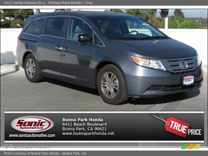Polished Metal Metallic / Gray 2012 Honda Odyssey EX-L