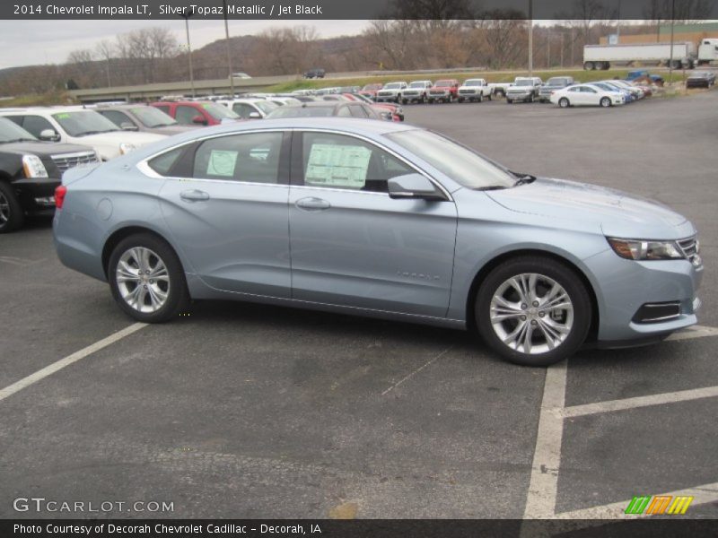 Silver Topaz Metallic / Jet Black 2014 Chevrolet Impala LT