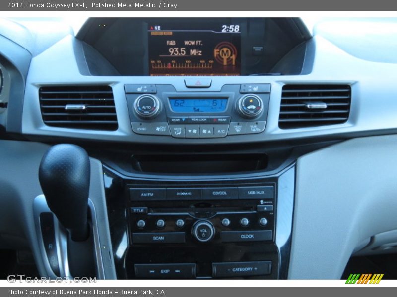 Polished Metal Metallic / Gray 2012 Honda Odyssey EX-L