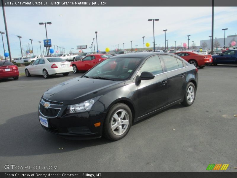 Black Granite Metallic / Jet Black 2012 Chevrolet Cruze LT