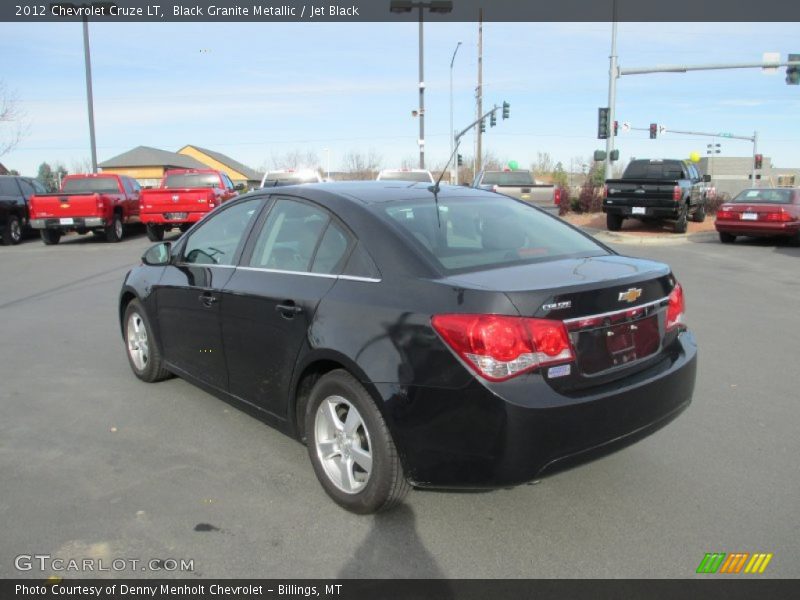 Black Granite Metallic / Jet Black 2012 Chevrolet Cruze LT