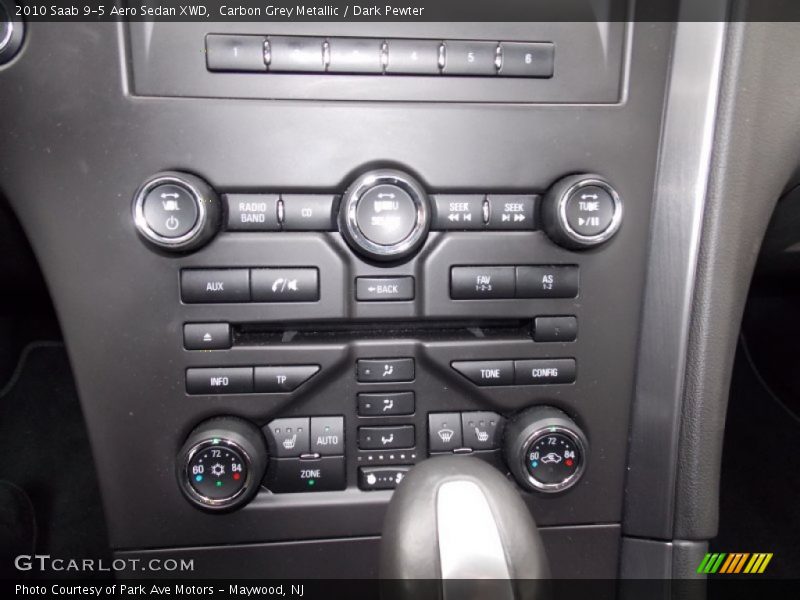 Controls of 2010 9-5 Aero Sedan XWD