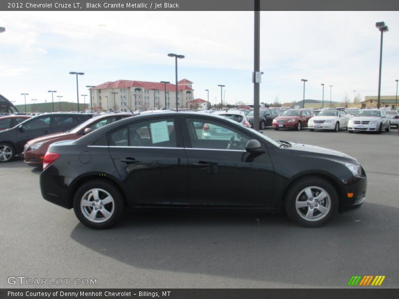 Black Granite Metallic / Jet Black 2012 Chevrolet Cruze LT
