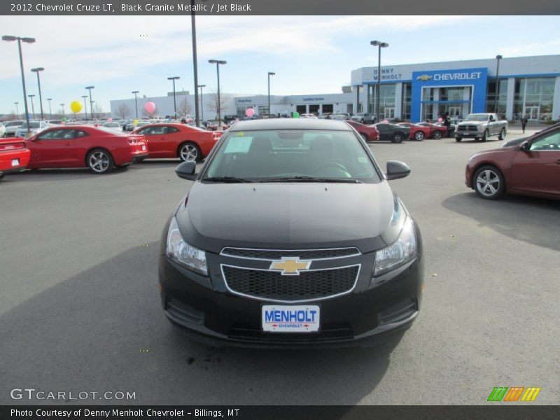 Black Granite Metallic / Jet Black 2012 Chevrolet Cruze LT