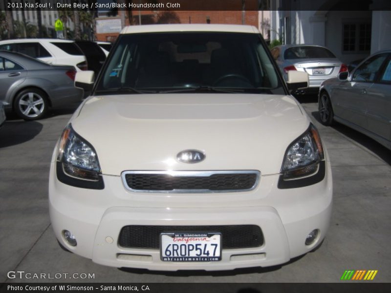 Dune Beige / Sand/Black Houndstooth Cloth 2011 Kia Soul !