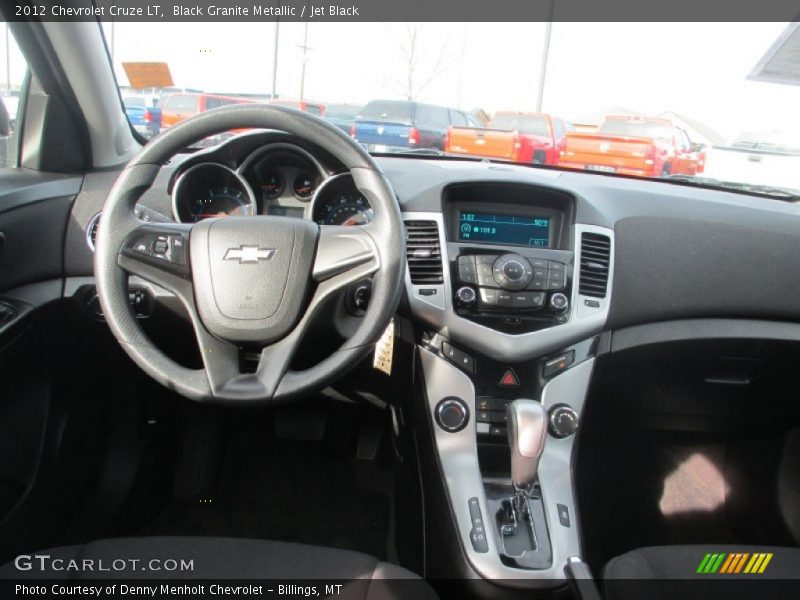 Black Granite Metallic / Jet Black 2012 Chevrolet Cruze LT