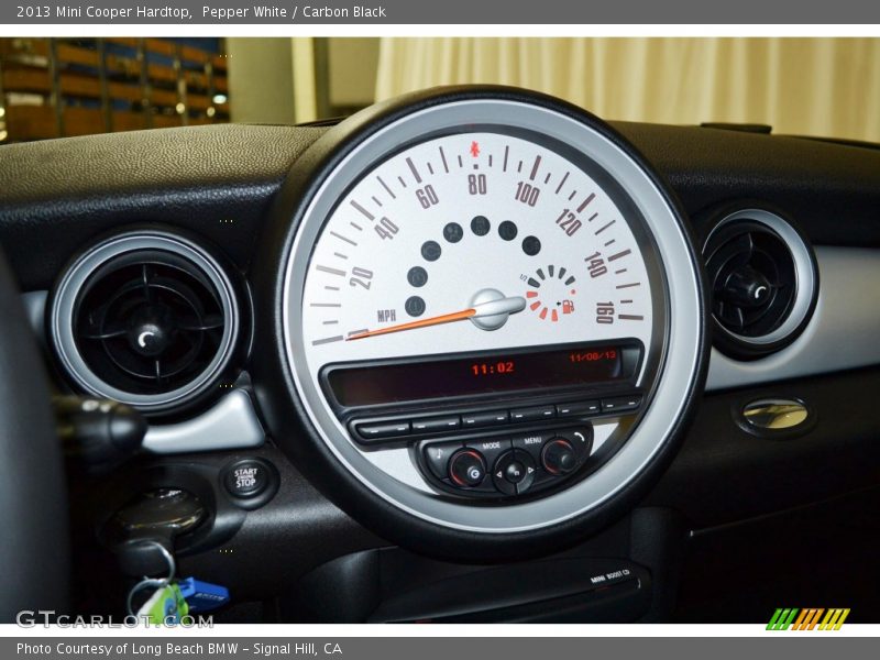 Pepper White / Carbon Black 2013 Mini Cooper Hardtop