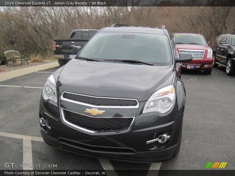 Ashen Gray Metallic / Jet Black 2014 Chevrolet Equinox LT