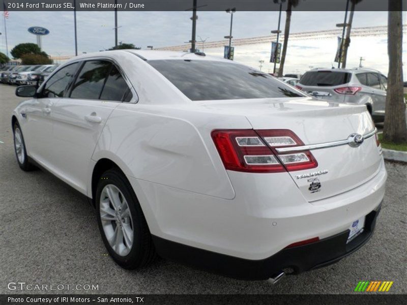 White Platinum / Dune 2014 Ford Taurus SEL