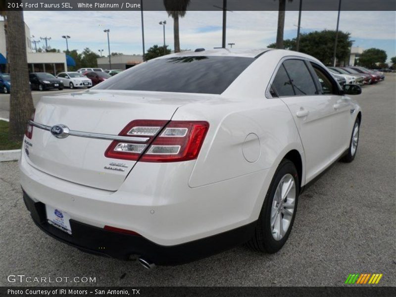 White Platinum / Dune 2014 Ford Taurus SEL