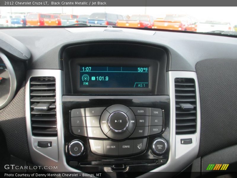 Black Granite Metallic / Jet Black 2012 Chevrolet Cruze LT