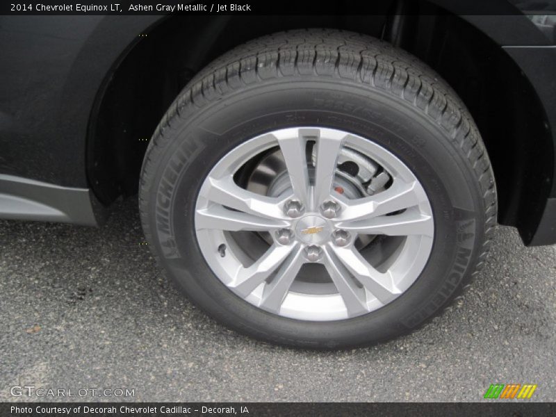 Ashen Gray Metallic / Jet Black 2014 Chevrolet Equinox LT