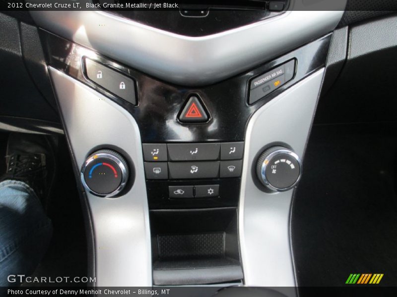 Black Granite Metallic / Jet Black 2012 Chevrolet Cruze LT
