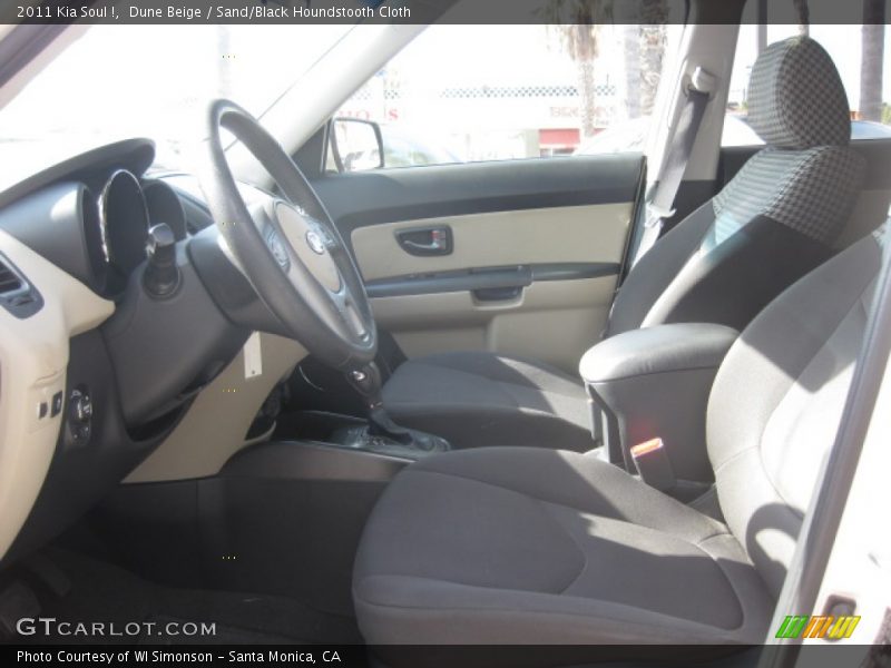 Dune Beige / Sand/Black Houndstooth Cloth 2011 Kia Soul !