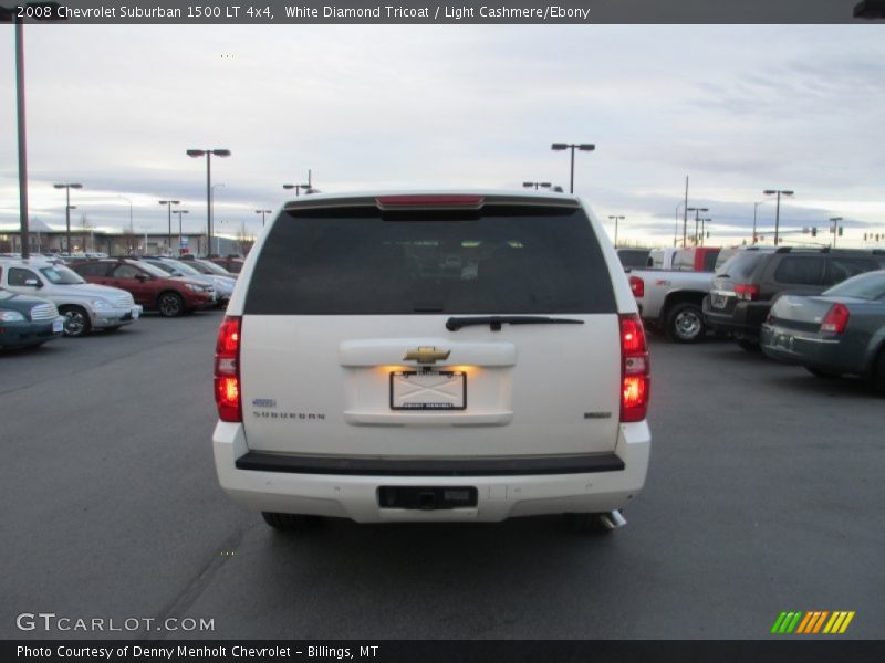 White Diamond Tricoat / Light Cashmere/Ebony 2008 Chevrolet Suburban 1500 LT 4x4