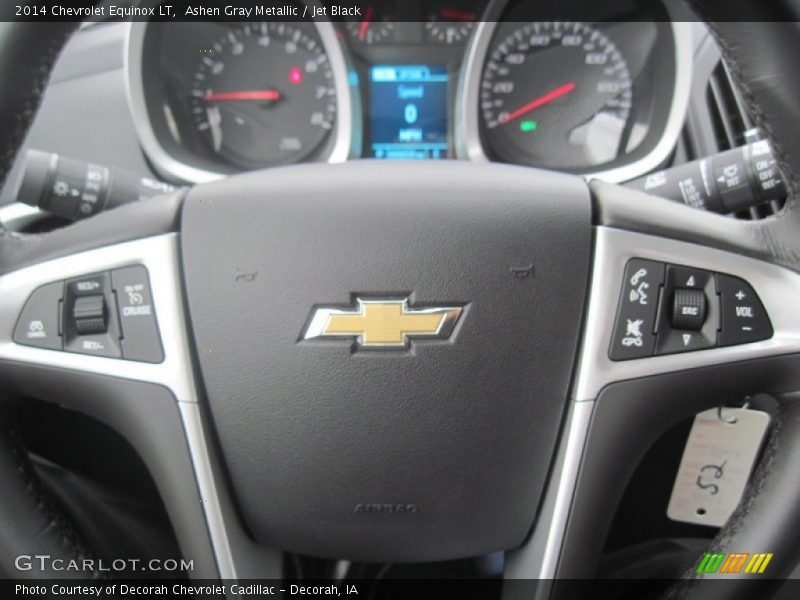 Ashen Gray Metallic / Jet Black 2014 Chevrolet Equinox LT