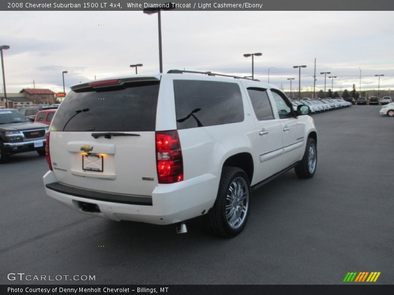 White Diamond Tricoat / Light Cashmere/Ebony 2008 Chevrolet Suburban 1500 LT 4x4