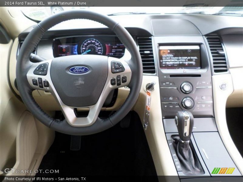 White Platinum / Dune 2014 Ford Taurus SEL