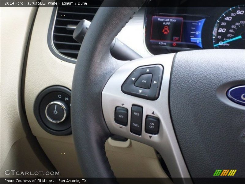 White Platinum / Dune 2014 Ford Taurus SEL