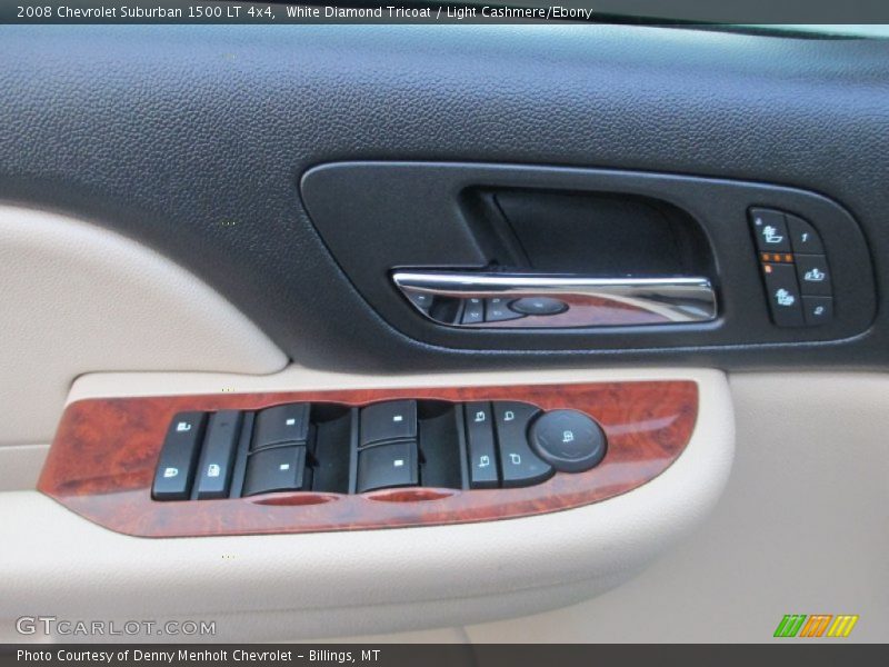 White Diamond Tricoat / Light Cashmere/Ebony 2008 Chevrolet Suburban 1500 LT 4x4
