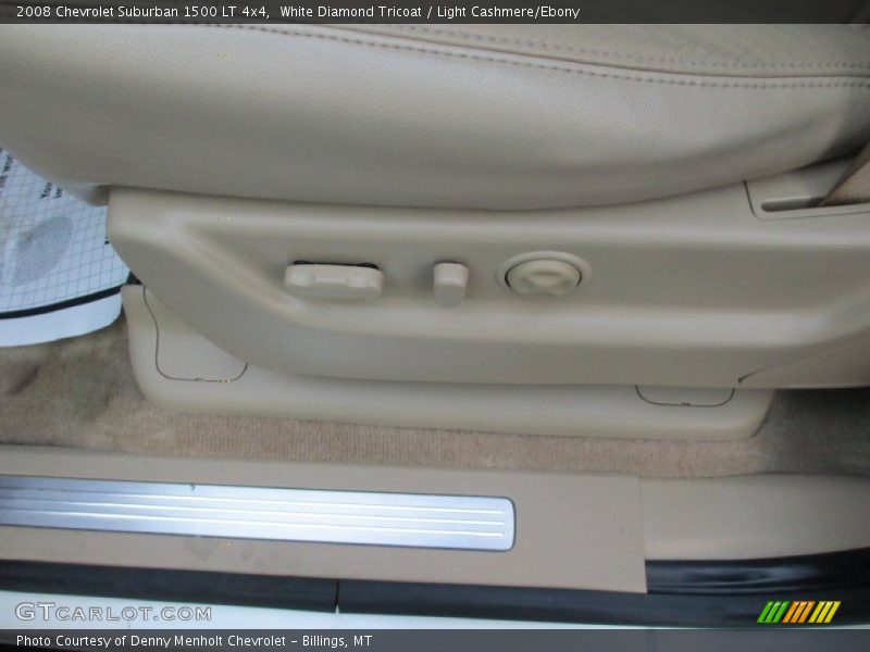 White Diamond Tricoat / Light Cashmere/Ebony 2008 Chevrolet Suburban 1500 LT 4x4